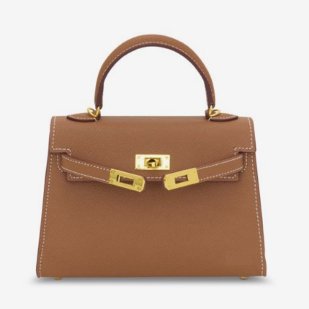 Lily & Bean Hettie mini bag - Brown - Beautiful Mini Kelly Dupe